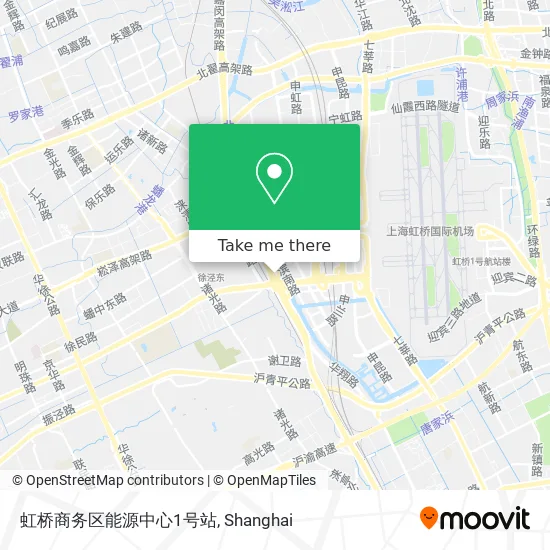 虹桥商务区能源中心1号站 map