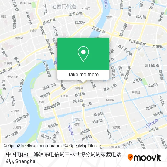 中国电信(上海浦东电信局三林世博分局周家渡电话站) map
