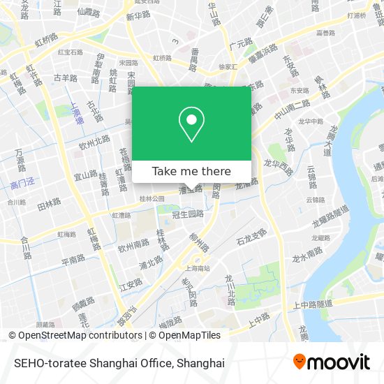 SEHO-toratee Shanghai Office map