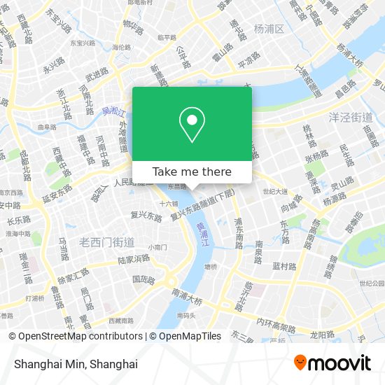 Shanghai Min map