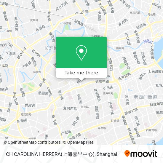 CH CAROLINA HERRERA(上海嘉里中心) map