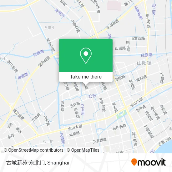 古城新苑-东北门 map
