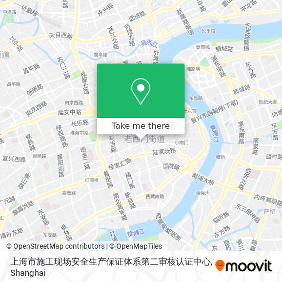 上海市施工现场安全生产保证体系第二审核认证中心 map