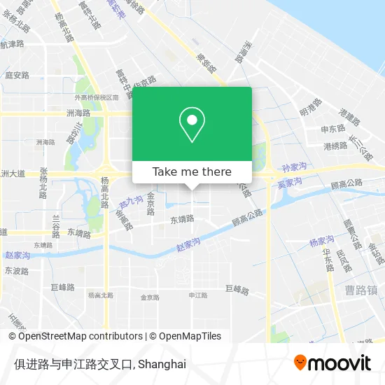 俱进路与申江路交叉口 map