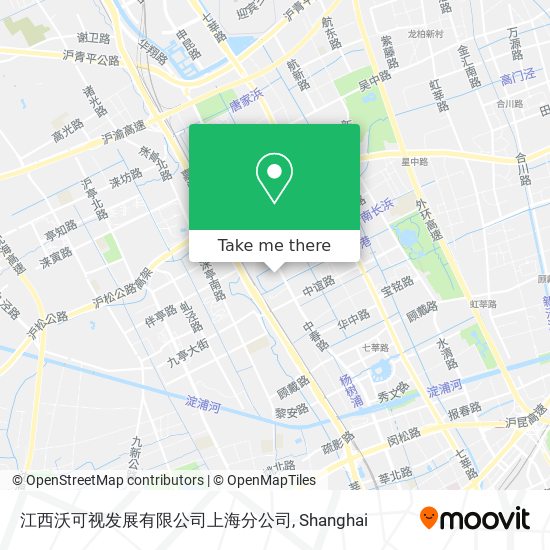 江西沃可视发展有限公司上海分公司 map