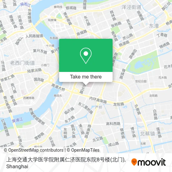 上海交通大学医学院附属仁济医院东院8号楼(北门) map
