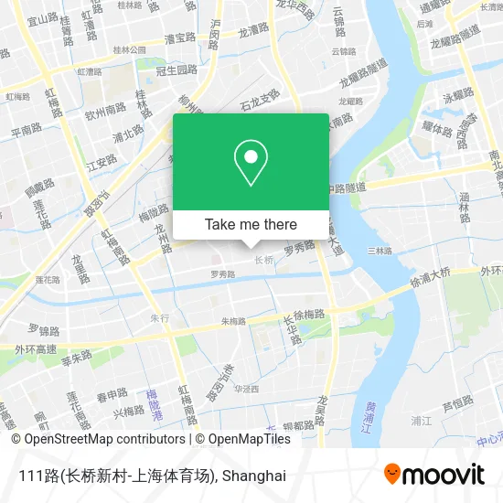 111路(长桥新村-上海体育场) map