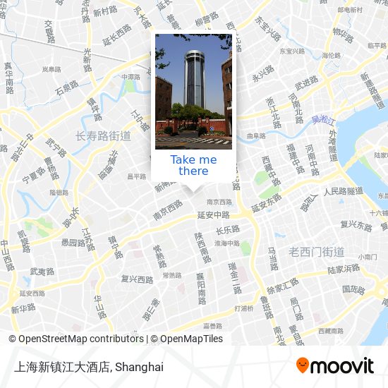 上海新镇江大酒店 map
