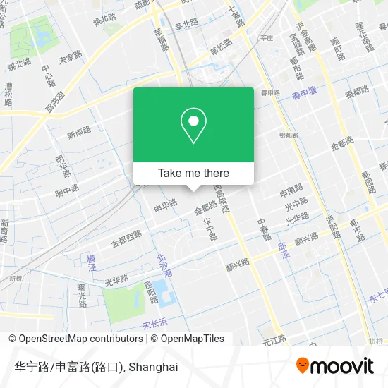 华宁路/申富路(路口) map