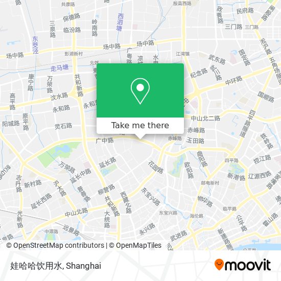 娃哈哈饮用水 map