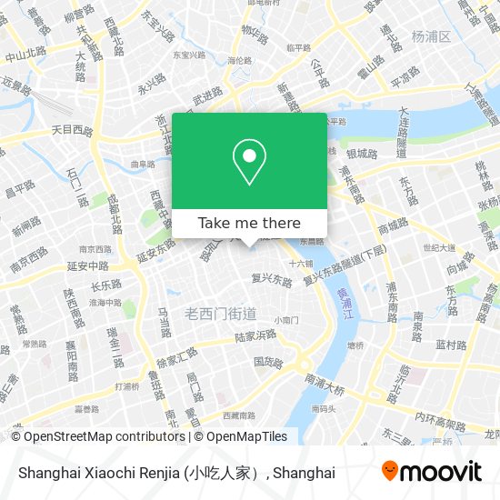 Shanghai Xiaochi Renjia map