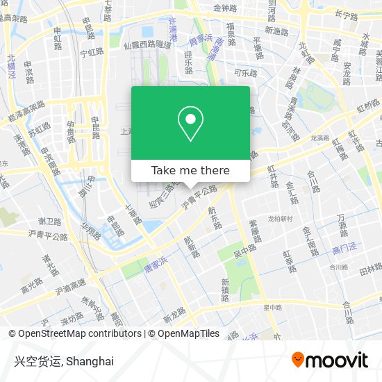 兴空货运 map