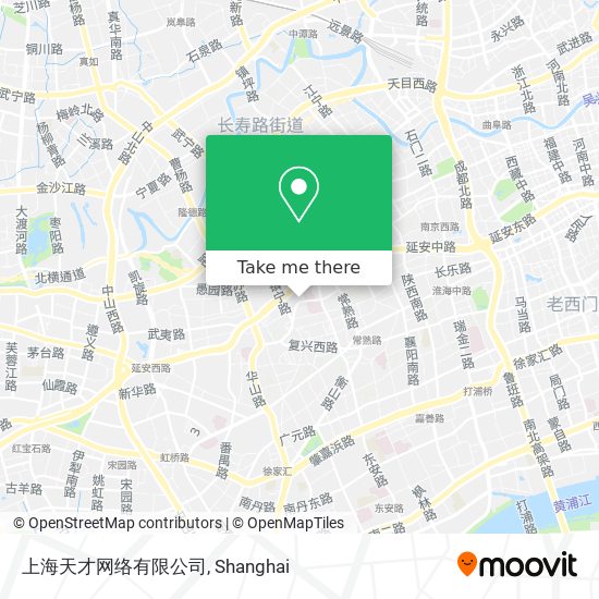 上海天才网络有限公司 map