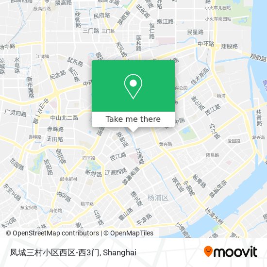 凤城三村小区西区-西3门 map