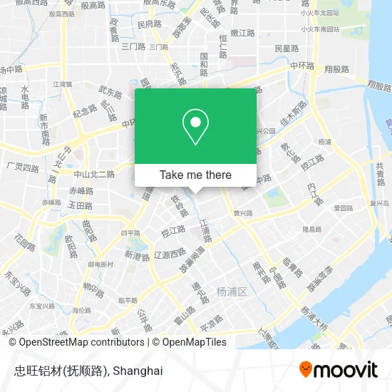 忠旺铝材(抚顺路) map