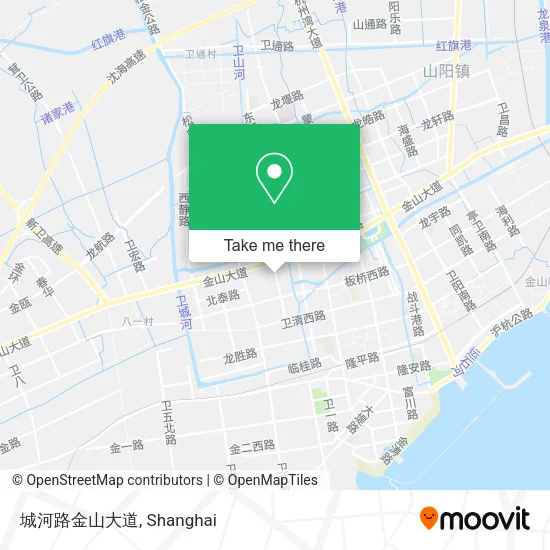 城河路金山大道 map