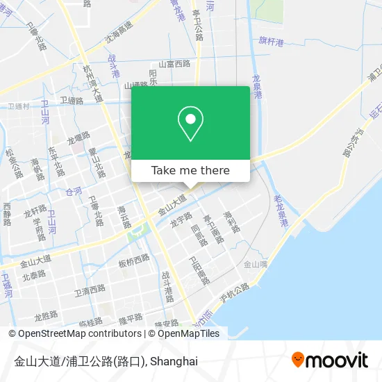 金山大道/浦卫公路(路口) map