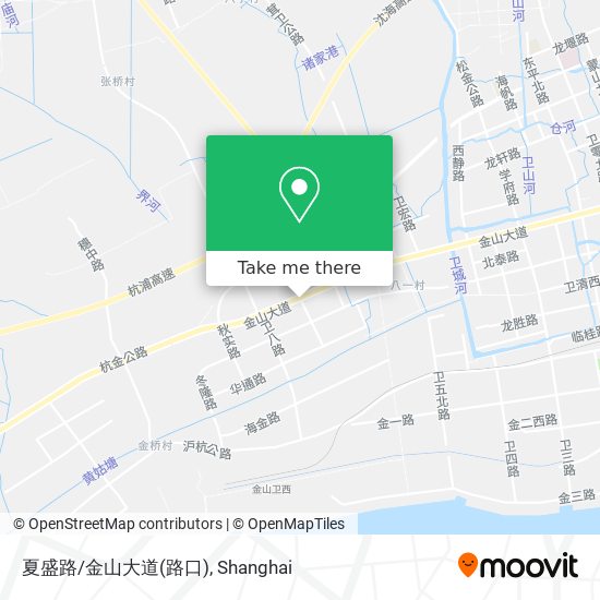 夏盛路/金山大道(路口) map