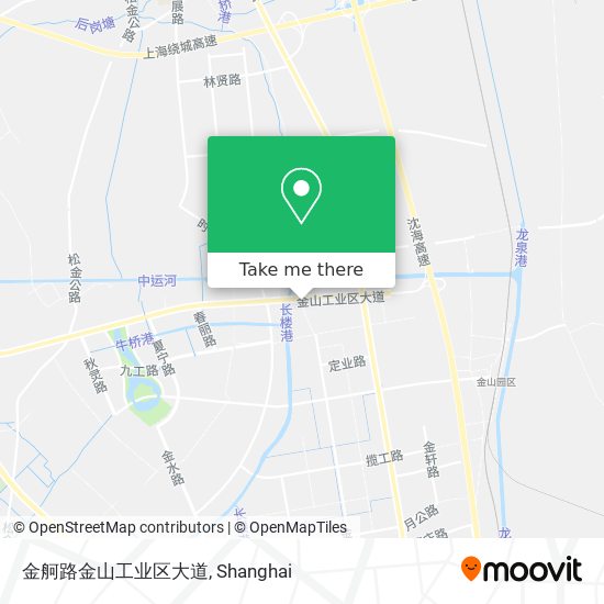 金舸路金山工业区大道 map