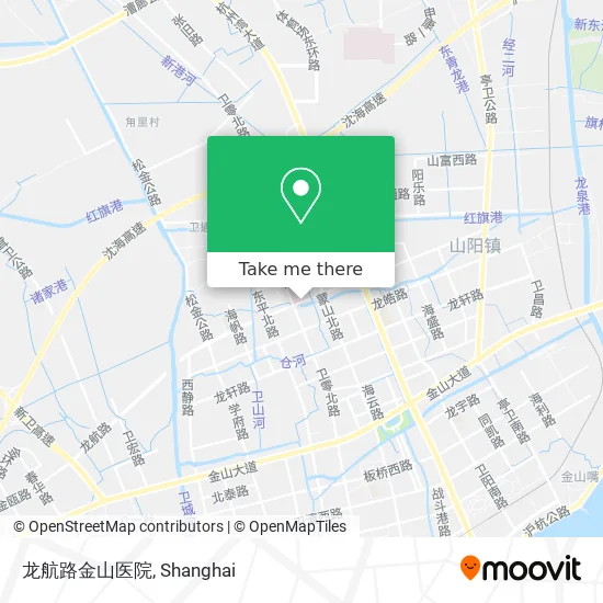 龙航路金山医院 map