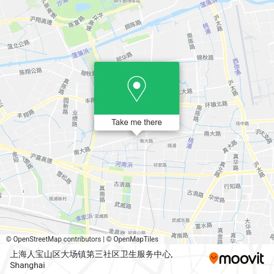 上海人宝山区大场镇第三社区卫生服务中心 map