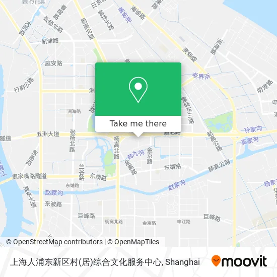 上海人浦东新区村(居)综合文化服务中心 map
