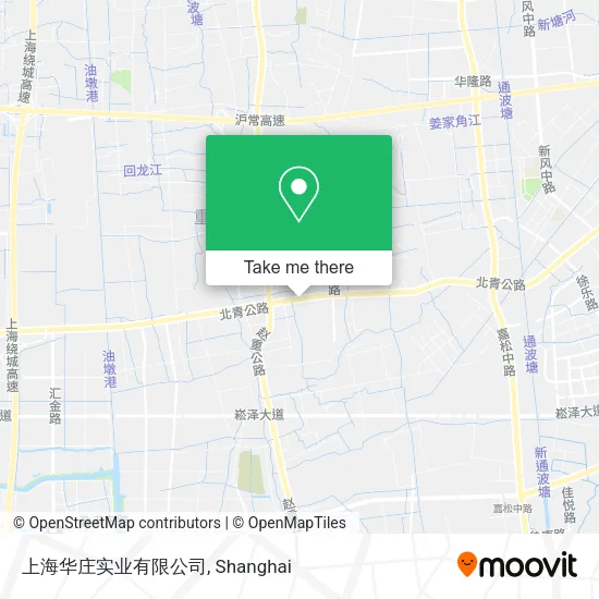 上海华庄实业有限公司 map
