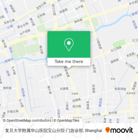 复旦大学附属华山医院宝山分院-门急诊部 map