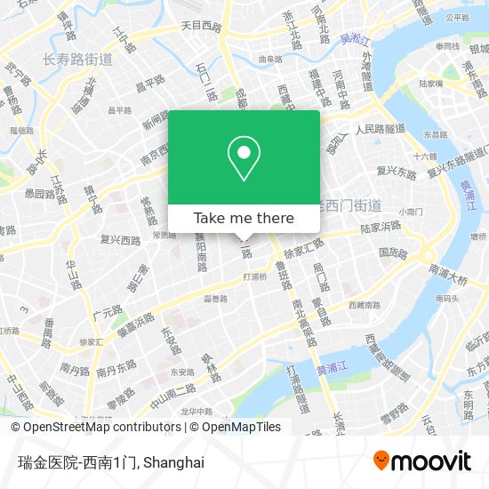瑞金医院-西南1门 map