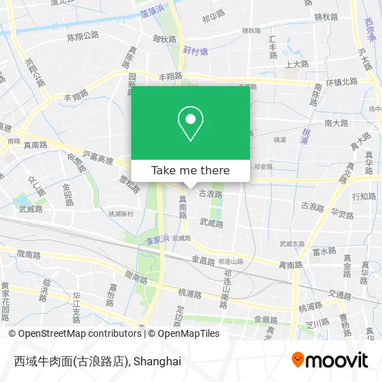 西域牛肉面(古浪路店) map
