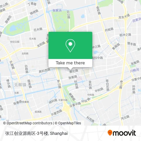 张江创业源南区-3号楼 map