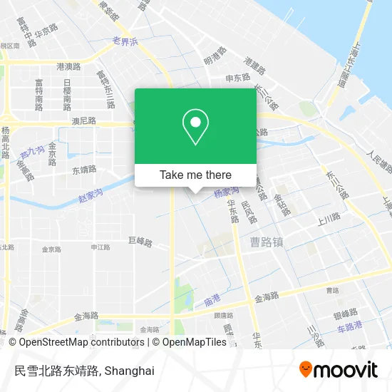 民雪北路东靖路 map