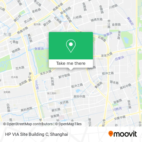 HP VIA Site Building C map