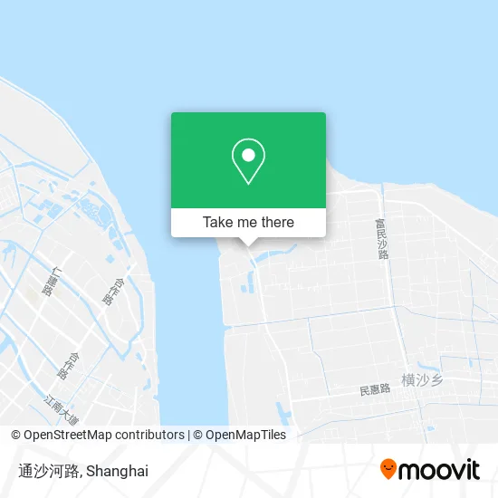 通沙河路 map
