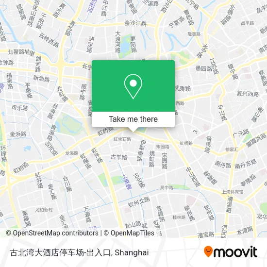 古北湾大酒店停车场-出入口 map