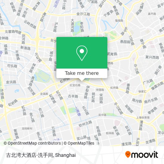 古北湾大酒店-洗手间 map