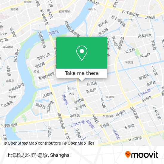 上海杨思医院-急诊 map