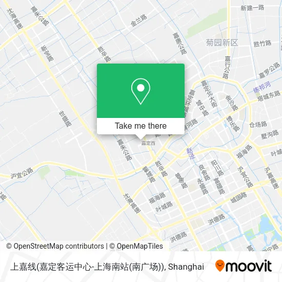 上嘉线(嘉定客运中心-上海南站(南广场)) map