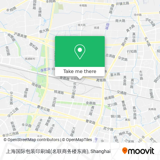 上海国际包装印刷城(名联商务楼东南) map