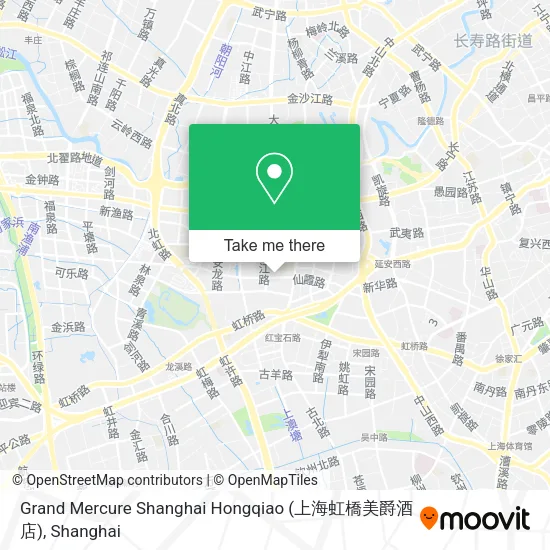 Grand Mercure Shanghai Hongqiao (上海虹橋美爵酒店) map