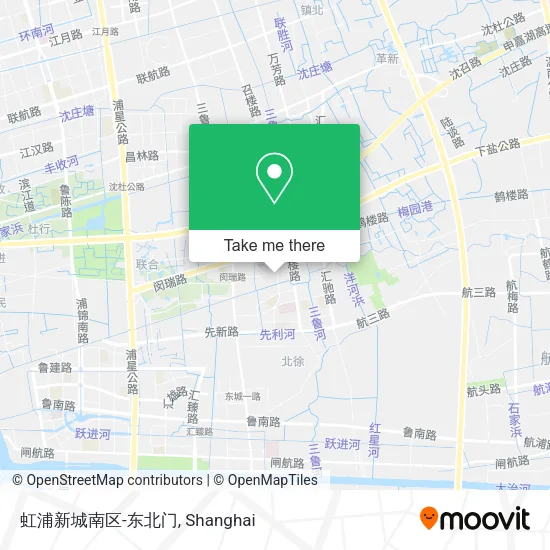 虹浦新城南区-东北门 map