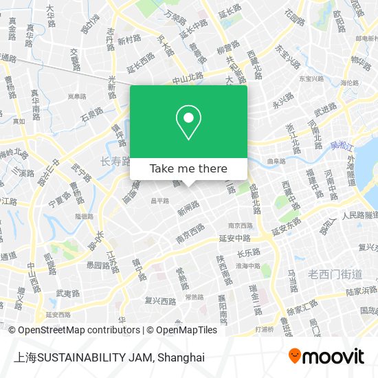 上海SUSTAINABILITY JAM map