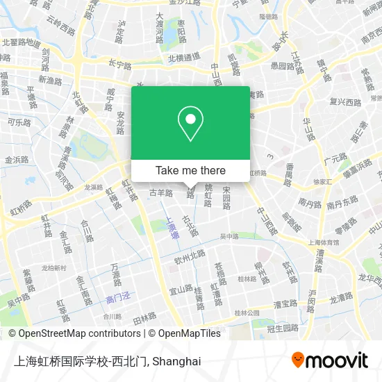 上海虹桥国际学校-西北门 map