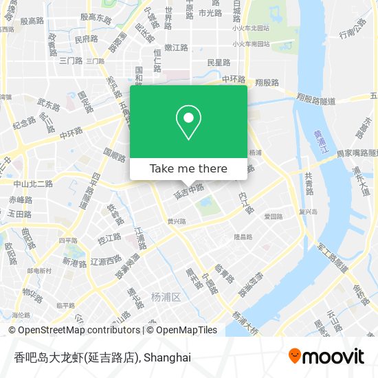 香吧岛大龙虾(延吉路店) map