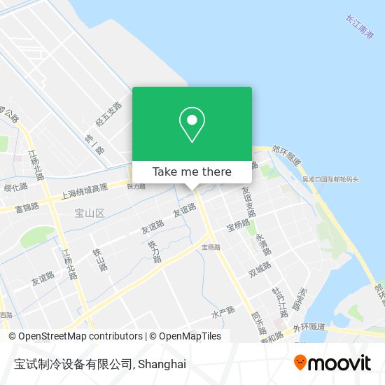 宝试制冷设备有限公司 map
