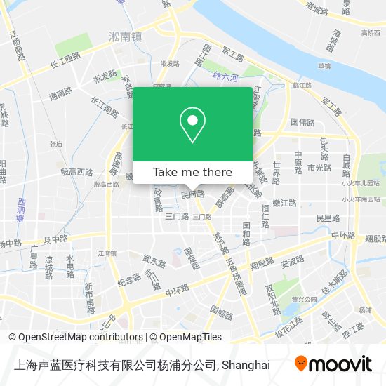 上海声蓝医疗科技有限公司杨浦分公司 map