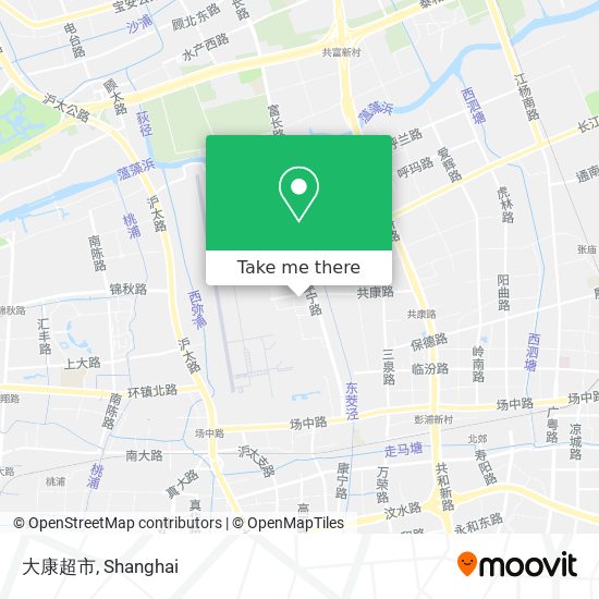大康超市 map