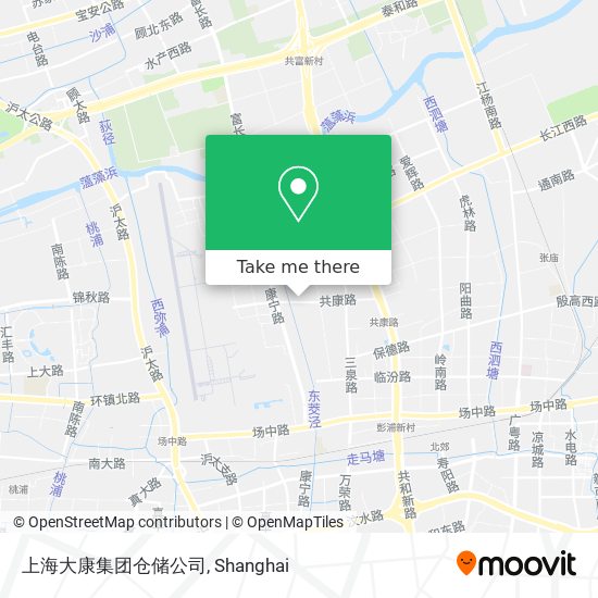 上海大康集团仓储公司 map