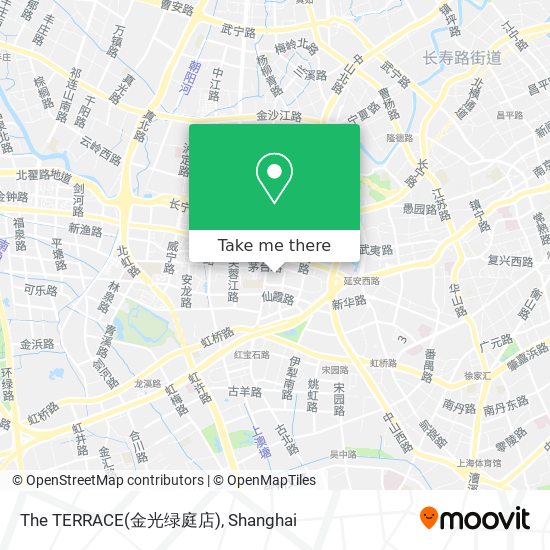 The TERRACE(金光绿庭店) map