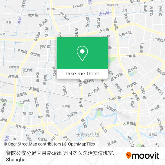 普陀公安分局甘泉路派出所同济医院治安值班室 map